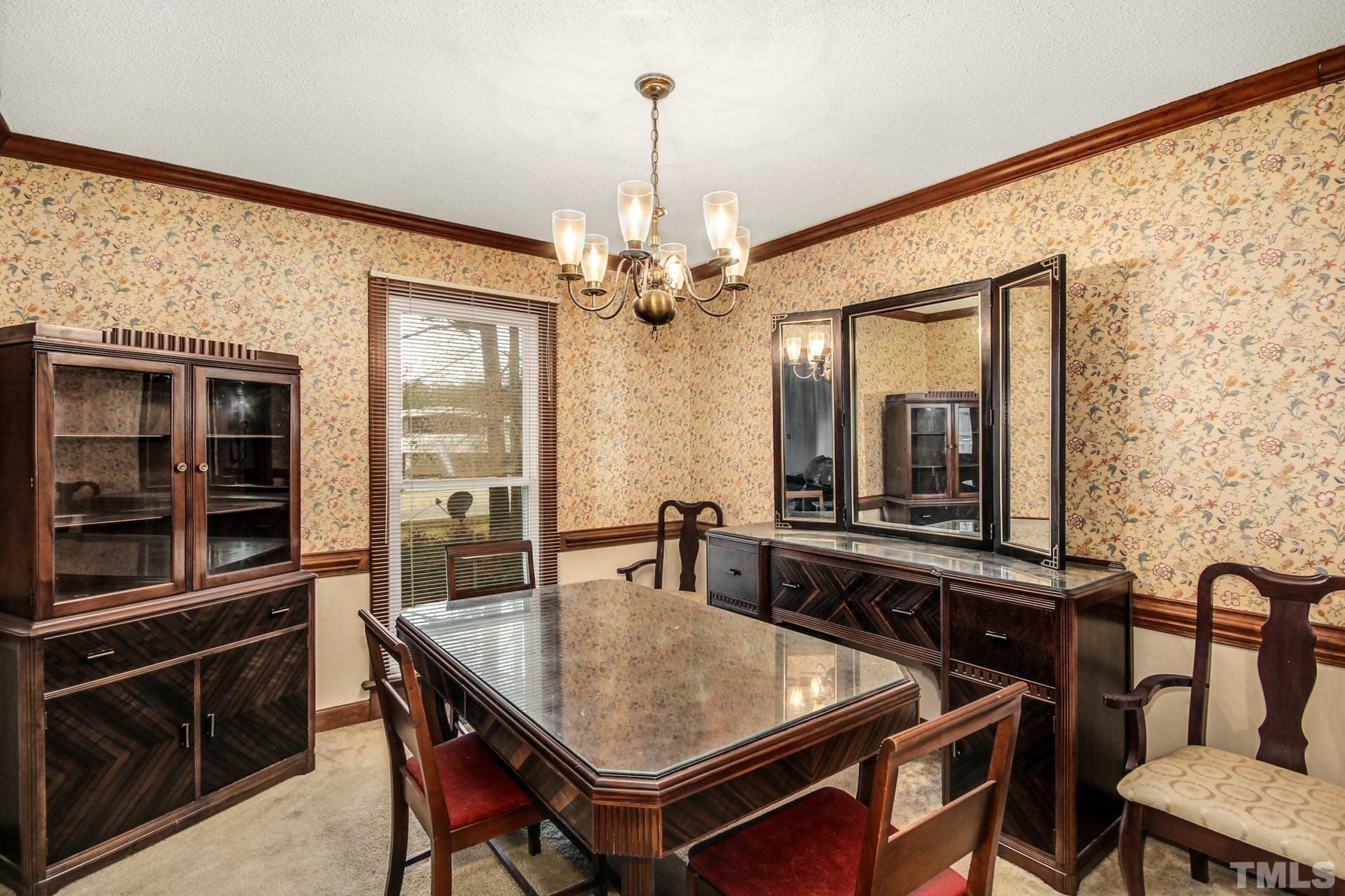 9208 Leesville Road Raleigh, NC 27613 - Photo 6 of 25 a dining room with furniture and window