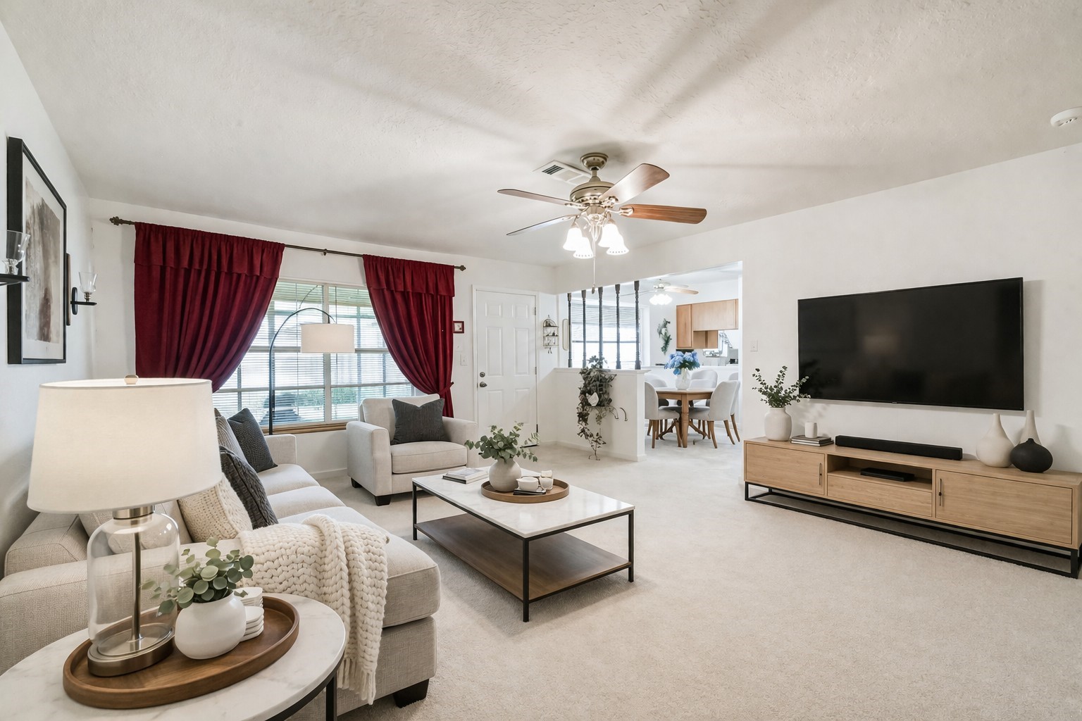 2415 Heather Street Highlands, TX 77562 - Photo 11 of 29 Living room virtually staged