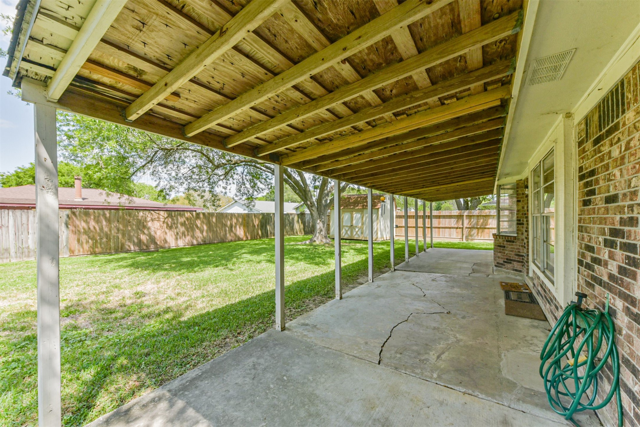 2415 Heather Street Highlands, TX 77562 - Photo 20 of 29 LARGE COVERED PATIO!!
