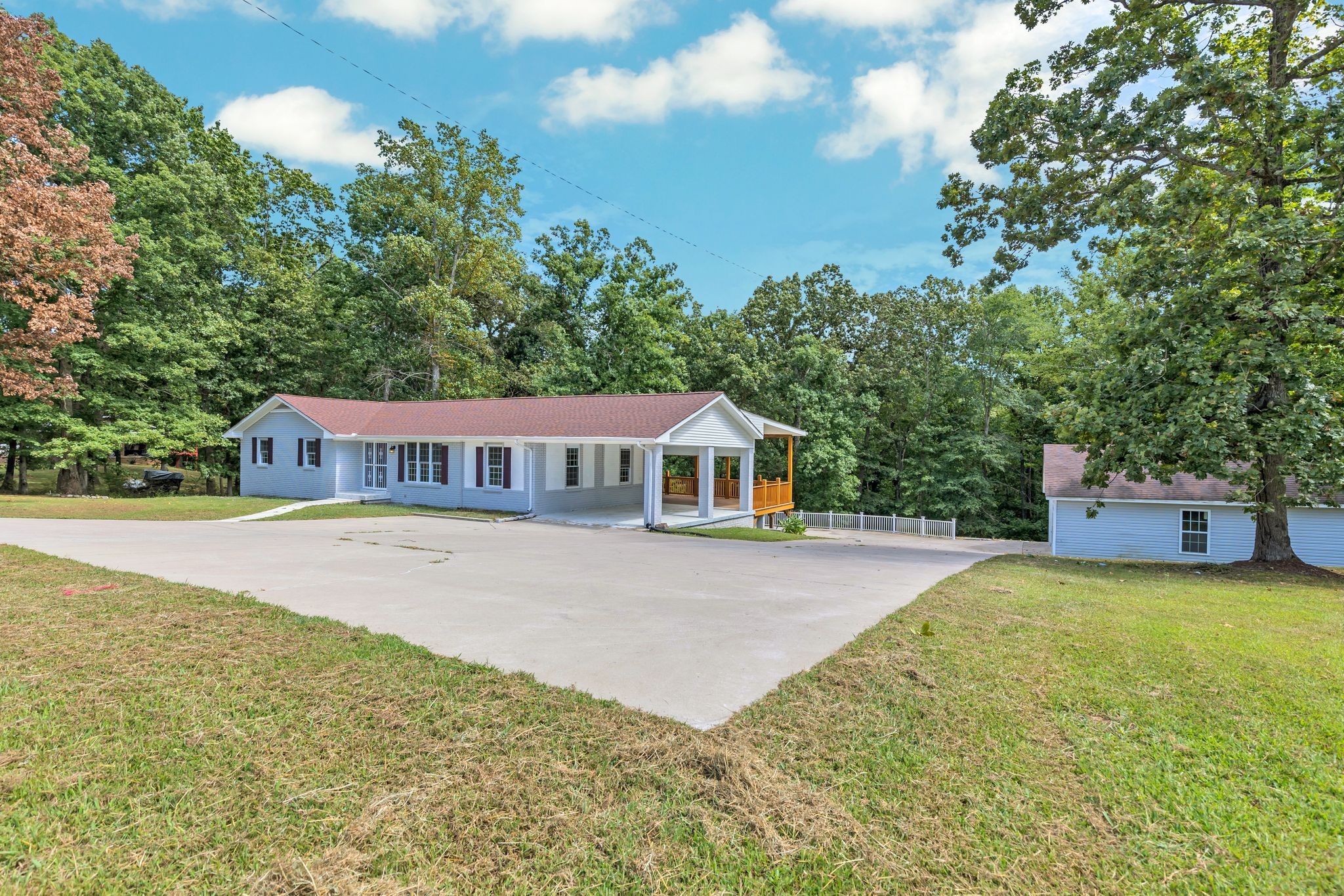 1450 Southside Road Southside, TN 37171 - Photo 2 of 41 a view of a house with pool and sitting area