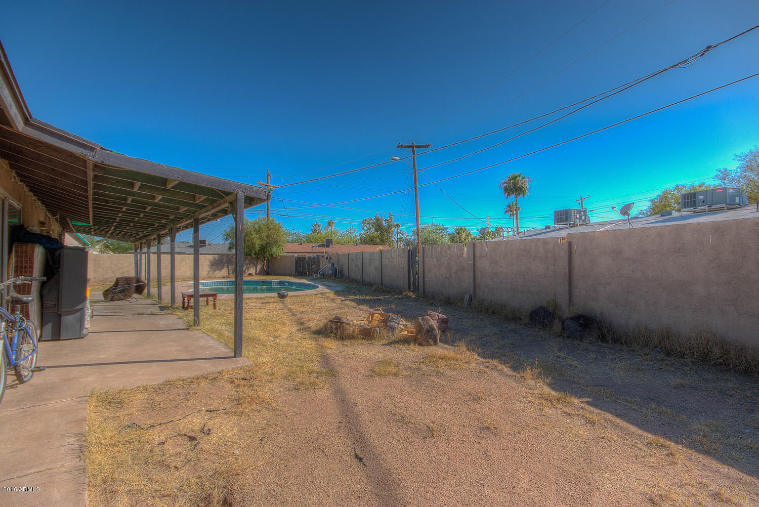 1323 West 9th Street Tempe, AZ 85281 - Photo 17 of 26 Full Backyard - Covered Rear Patio