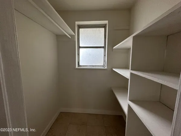 a view of stairs