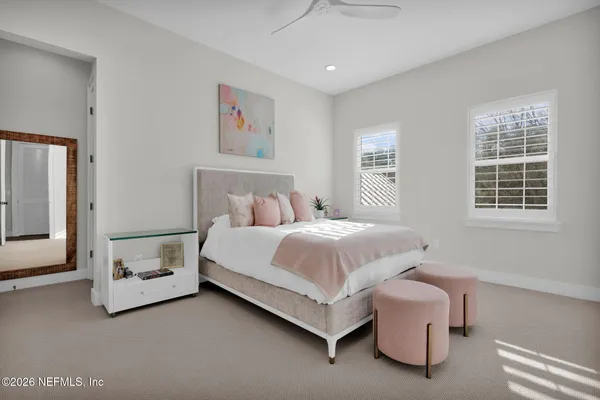 a view of a house with pool porch and furniture
