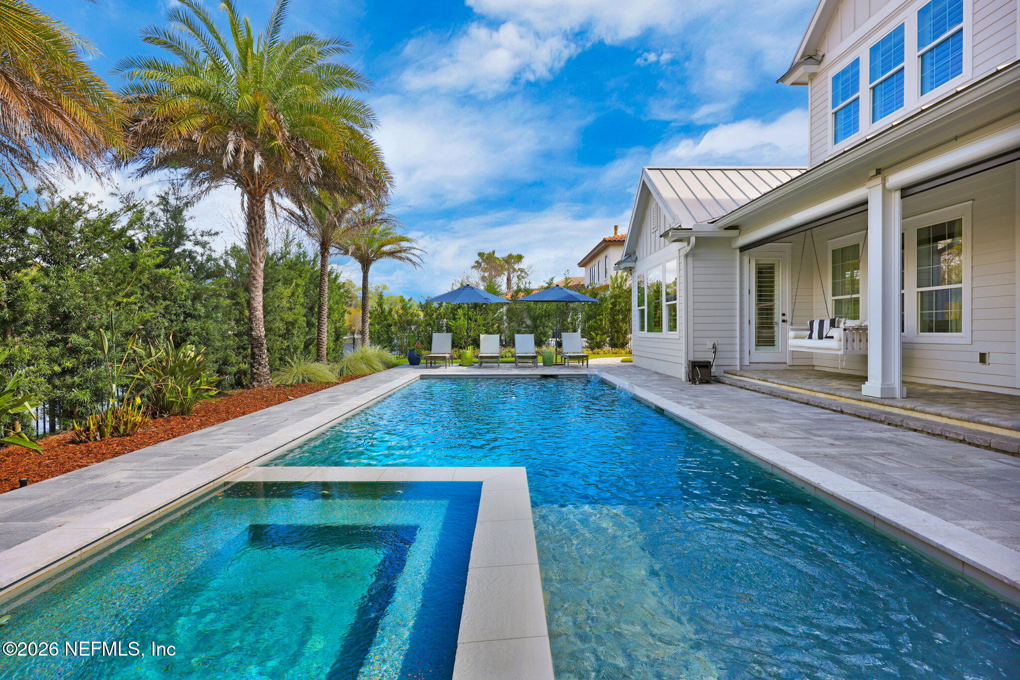 14303 Cottage Lake Road Jacksonville, FL 32224 - Photo 53 of 72 a view of a house with a swimming pool