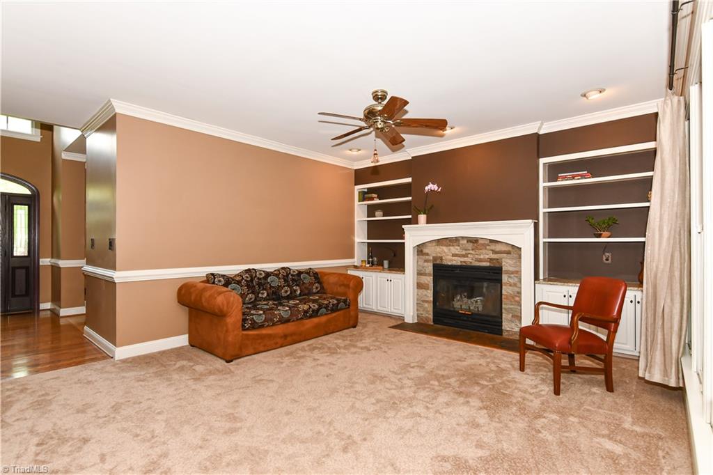 8305 Case Ridge Drive Oak Ridge, NC 27310 - Photo 15 of 48 Second view of den.
