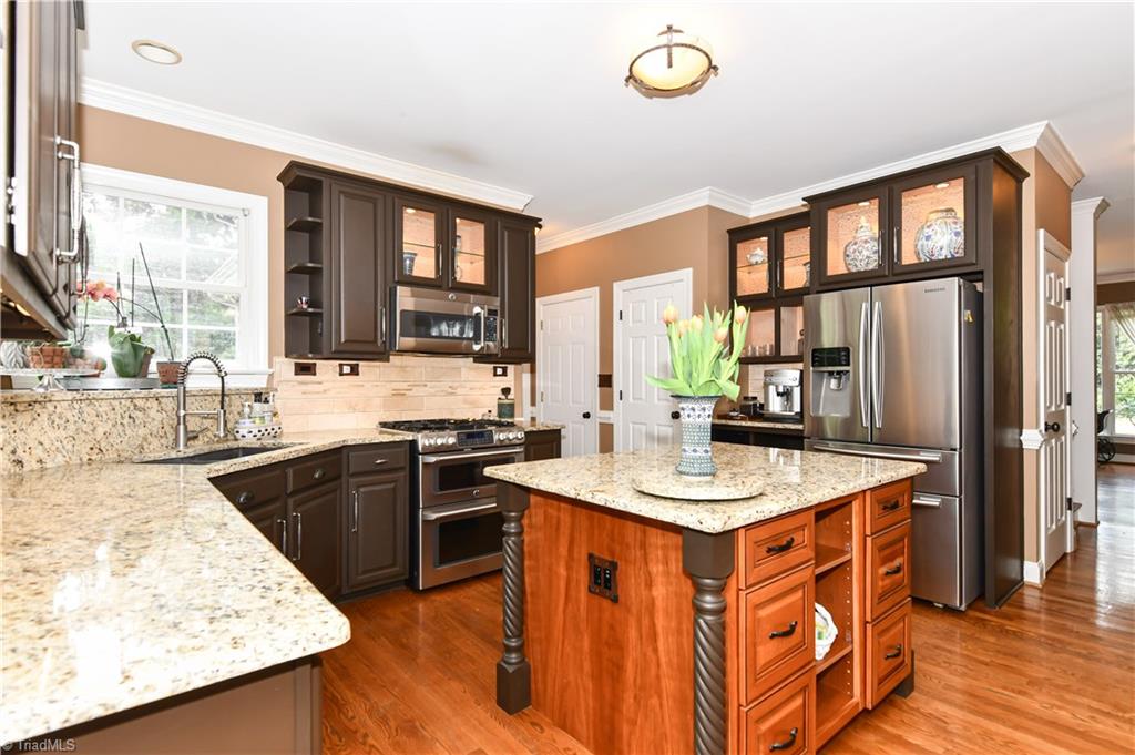 8305 Case Ridge Drive Oak Ridge, NC 27310 - Photo 21 of 48 Overview of this gorgeous kitchen.