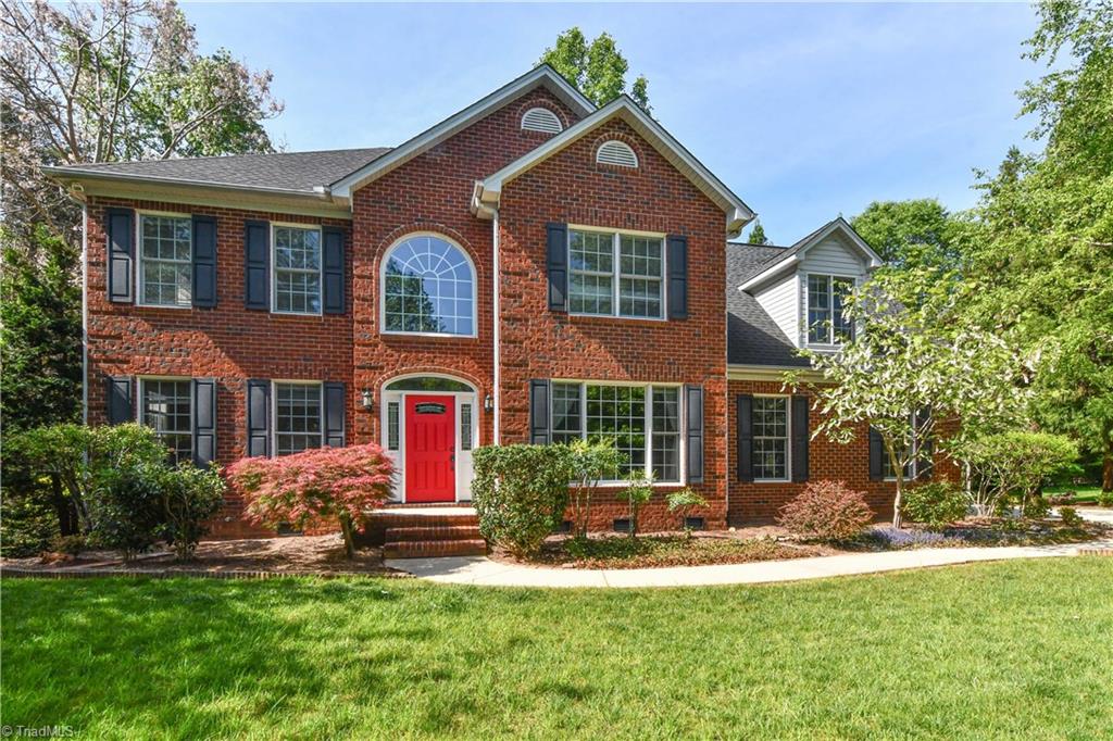 8305 Case Ridge Drive Oak Ridge, NC 27310 - Photo 4 of 48 Dramatic entry is gorgeous, and note the custom door and frame.