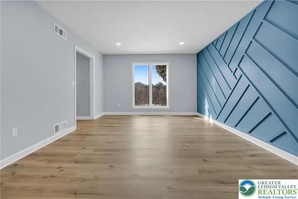 a view of an empty room