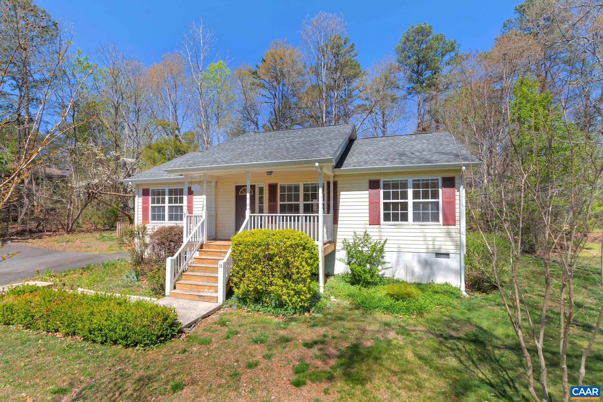 18 Loblolly Road Palmyra, VA 22963 - Photo 29 of 41 a front view of a house with garden