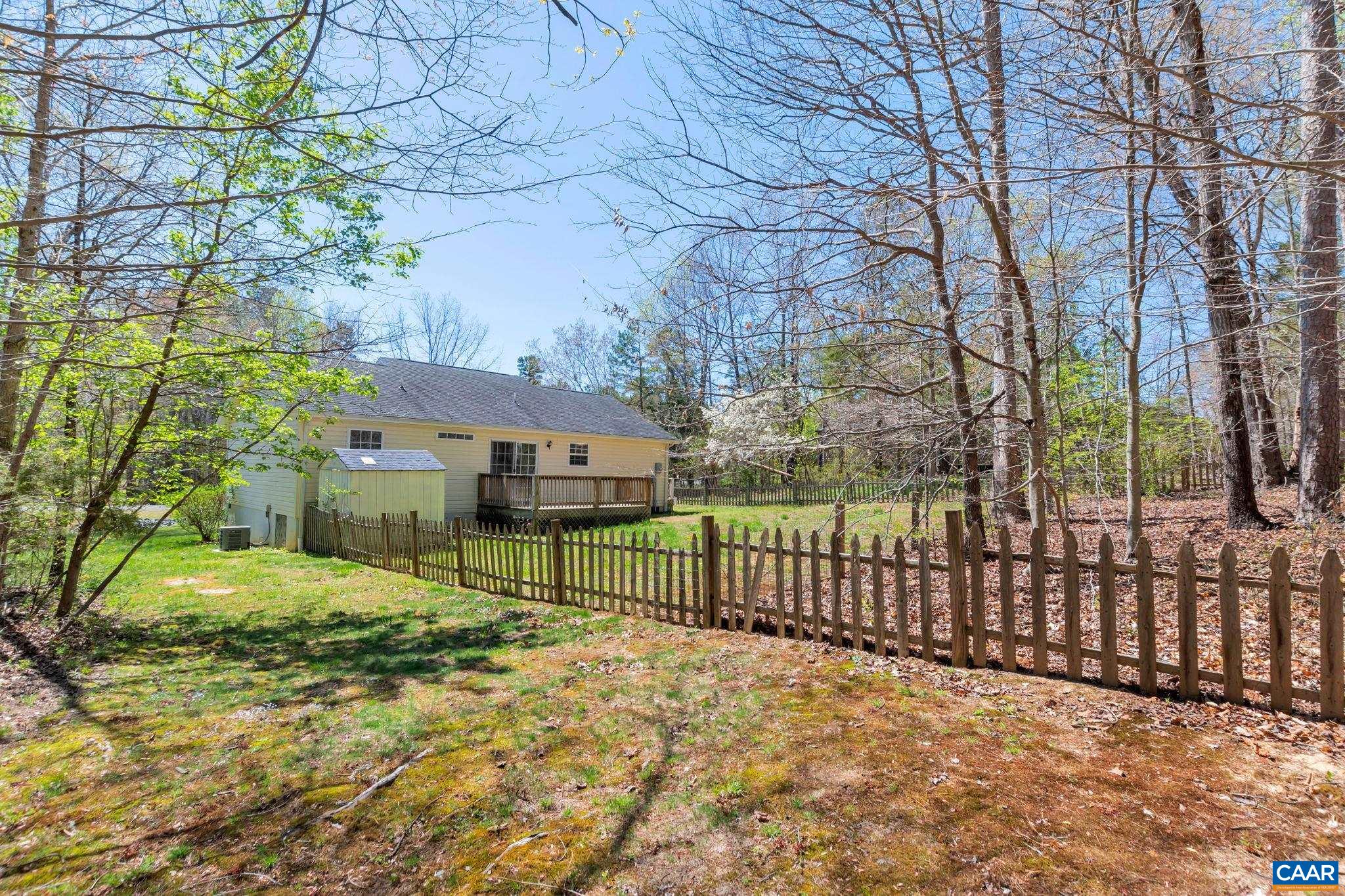 18 Loblolly Road Palmyra, VA 22963 - Photo 41 of 41 a view of backyard with wooden fence and trees