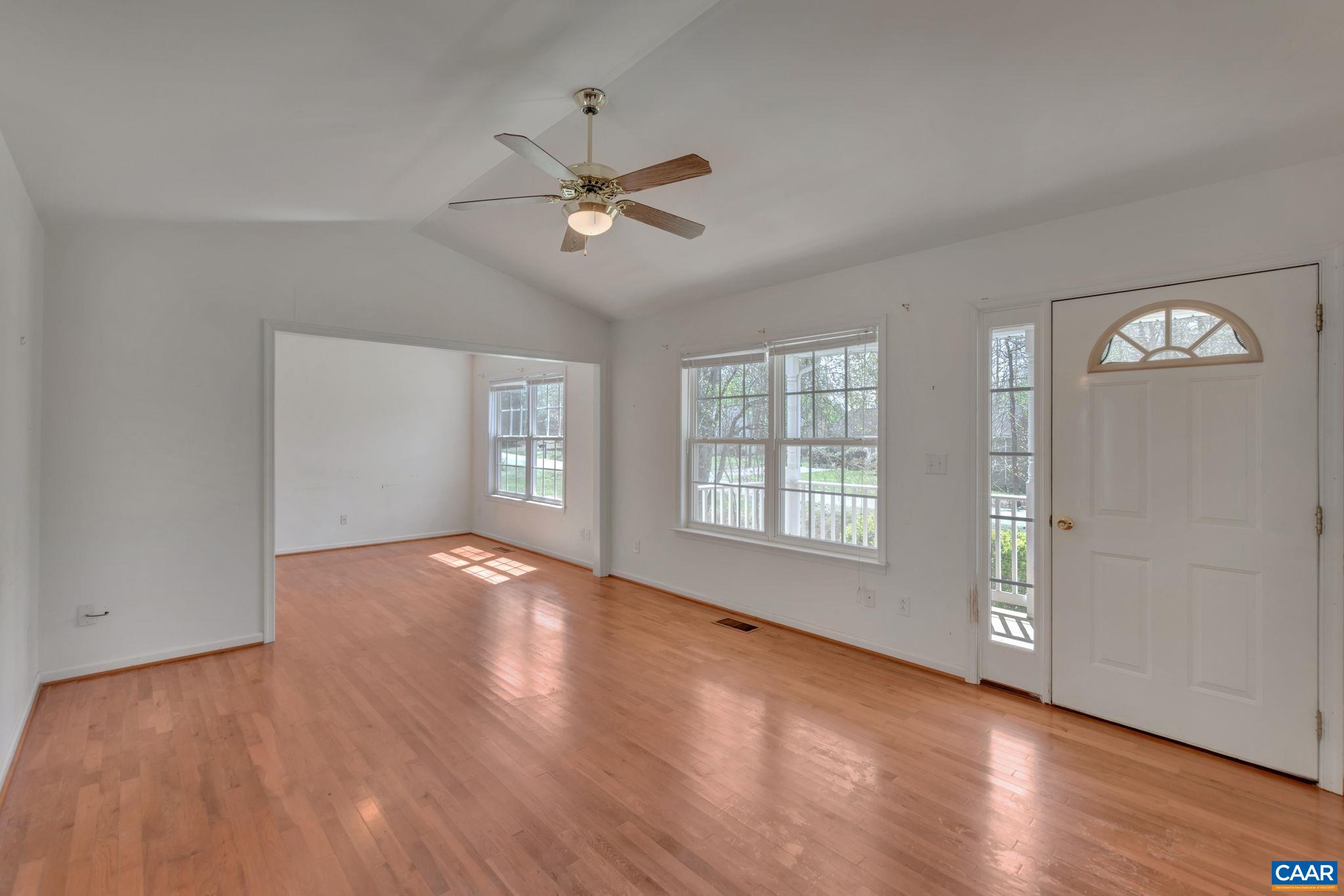 18 Loblolly Road Palmyra, VA 22963 - Photo 10 of 41 a view of an empty room with a window and wooden floor