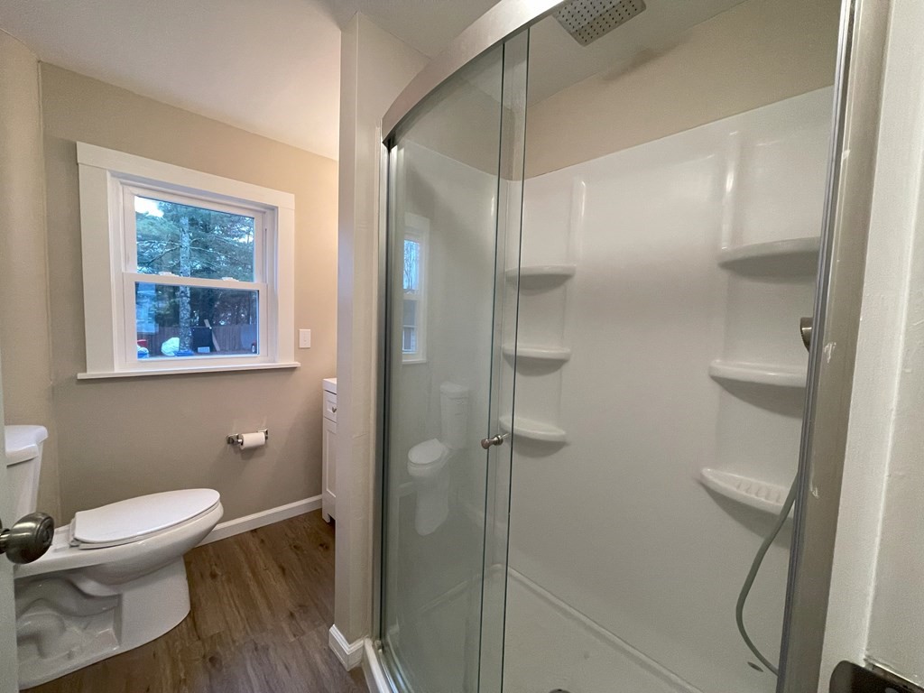 87 Cohasset Road Wareham, MA 02532 - Photo 13 of 16 a bathroom with a toilet and a shower