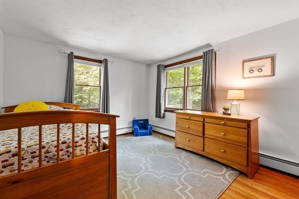 152 Warren Road Brimfield, MA 01010 - Photo 17 of 33 a bedroom with a bed and a window