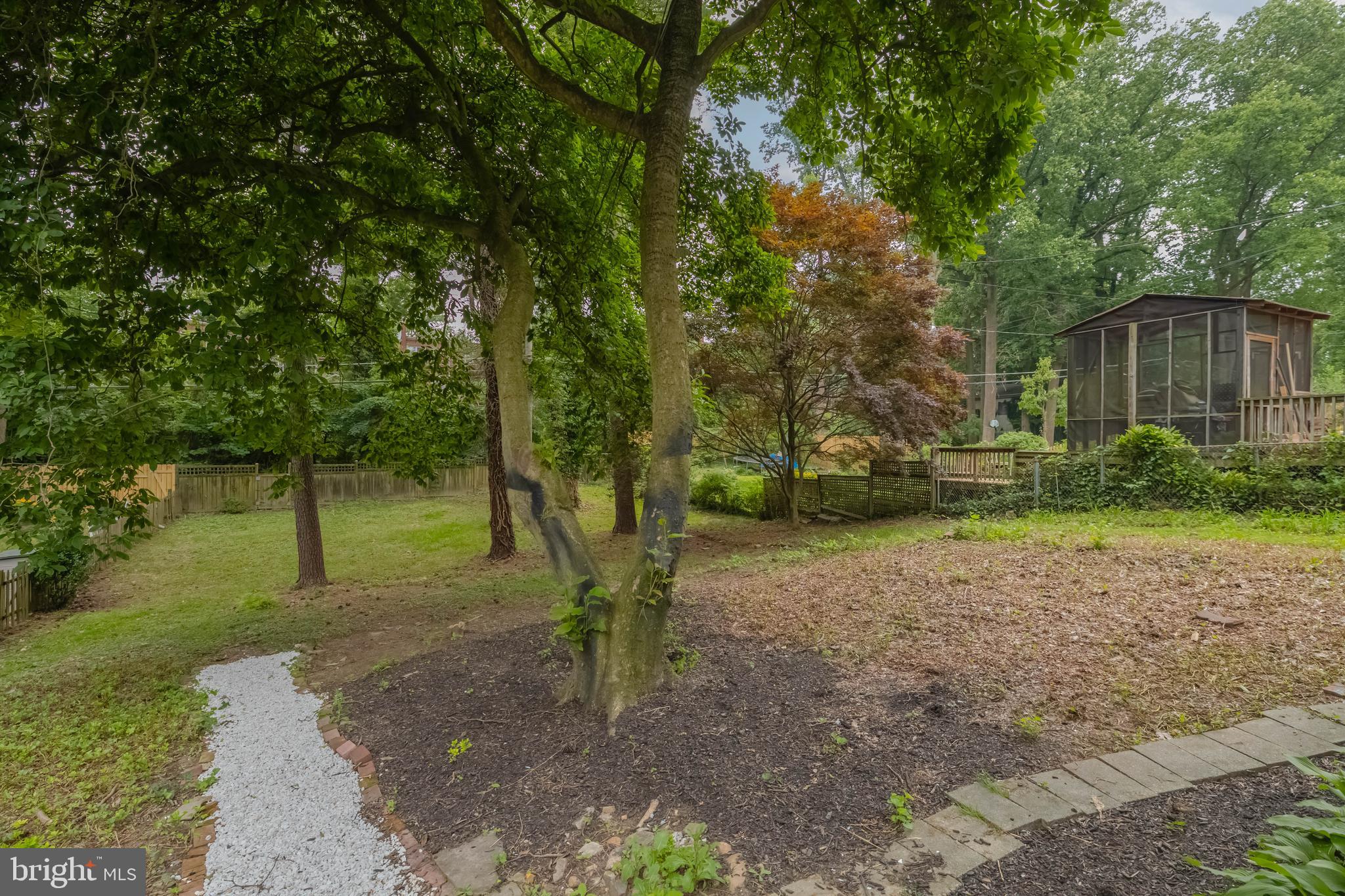 1117 Overbrook Road Baltimore, MD 21239 - Photo 33 of 37 a backyard of a house with lots of green space
