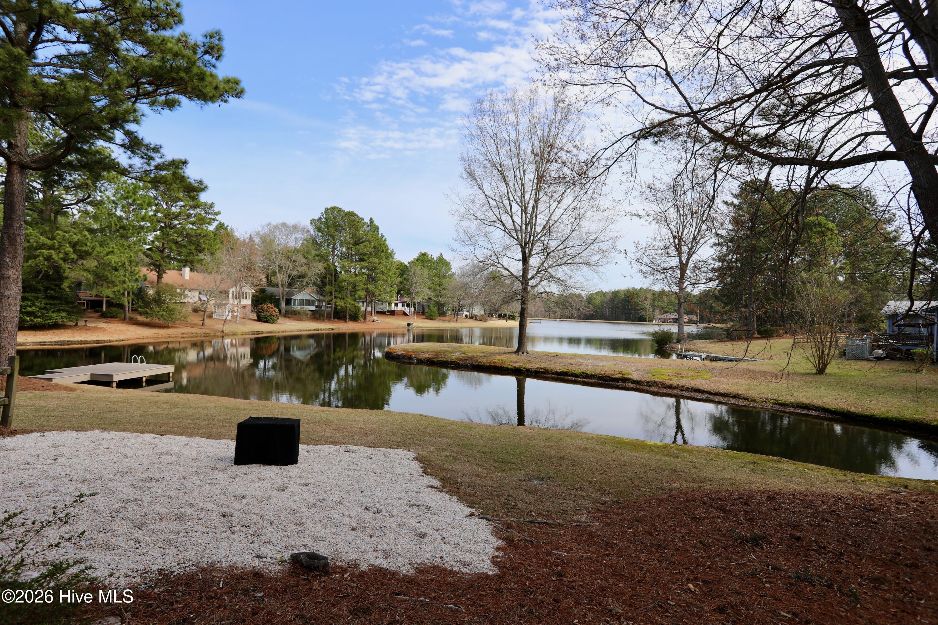 116 Shagbark Road West End, NC 27376 - Photo 54 of 79 Firepit Area View of Pond
