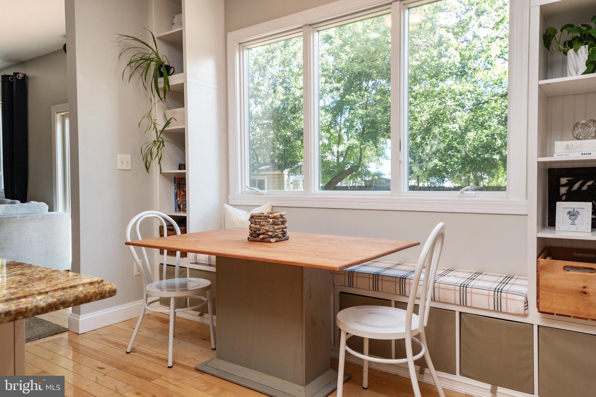 1351 Calvert Road Chester, MD 21619 - Photo 11 of 49 Built-in bench creates a cozy kitchen dining nook