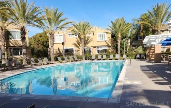 a view of outdoor space with swimming pool