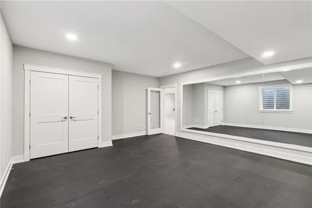 a view of empty room