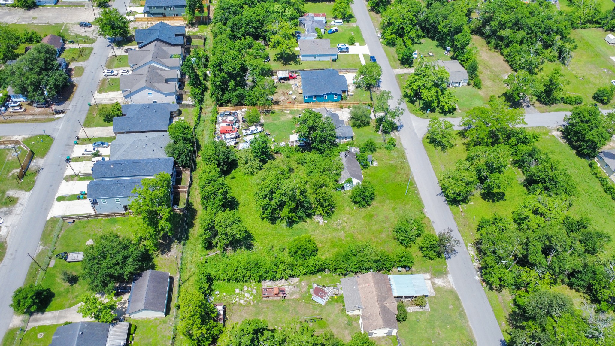 4312 Sunflower Street Houston, TX 77051 - Photo 13 of 45 an aerial view of residential houses with outdoor space and street view