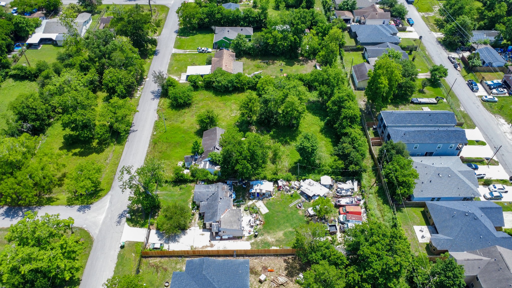 4312 Sunflower Street Houston, TX 77051 - Photo 9 of 45 an aerial view of a house with a yard