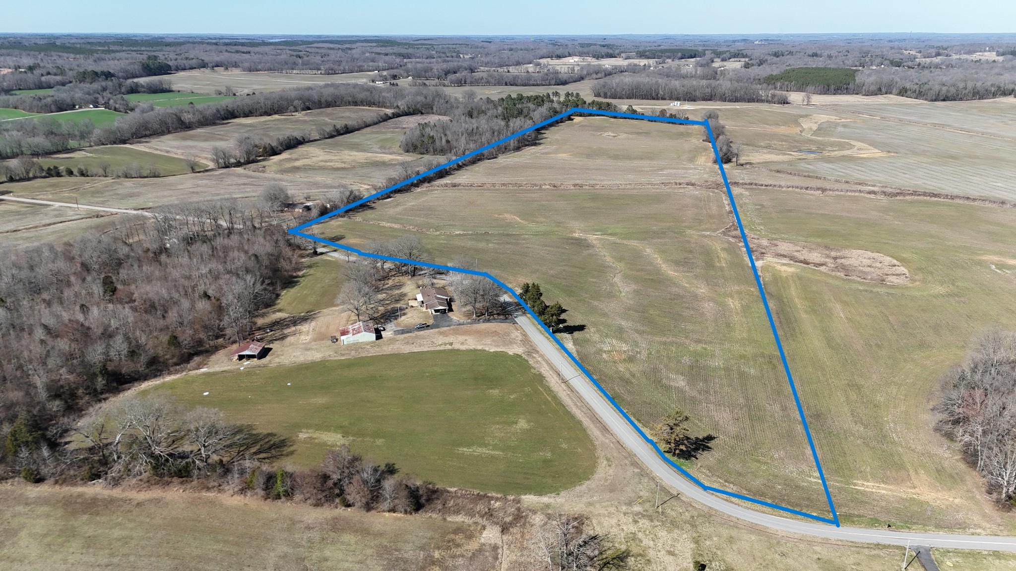 0 Crum Road Yuma, TN 38390 - Photo 2 of 14 a view of a wooden floor