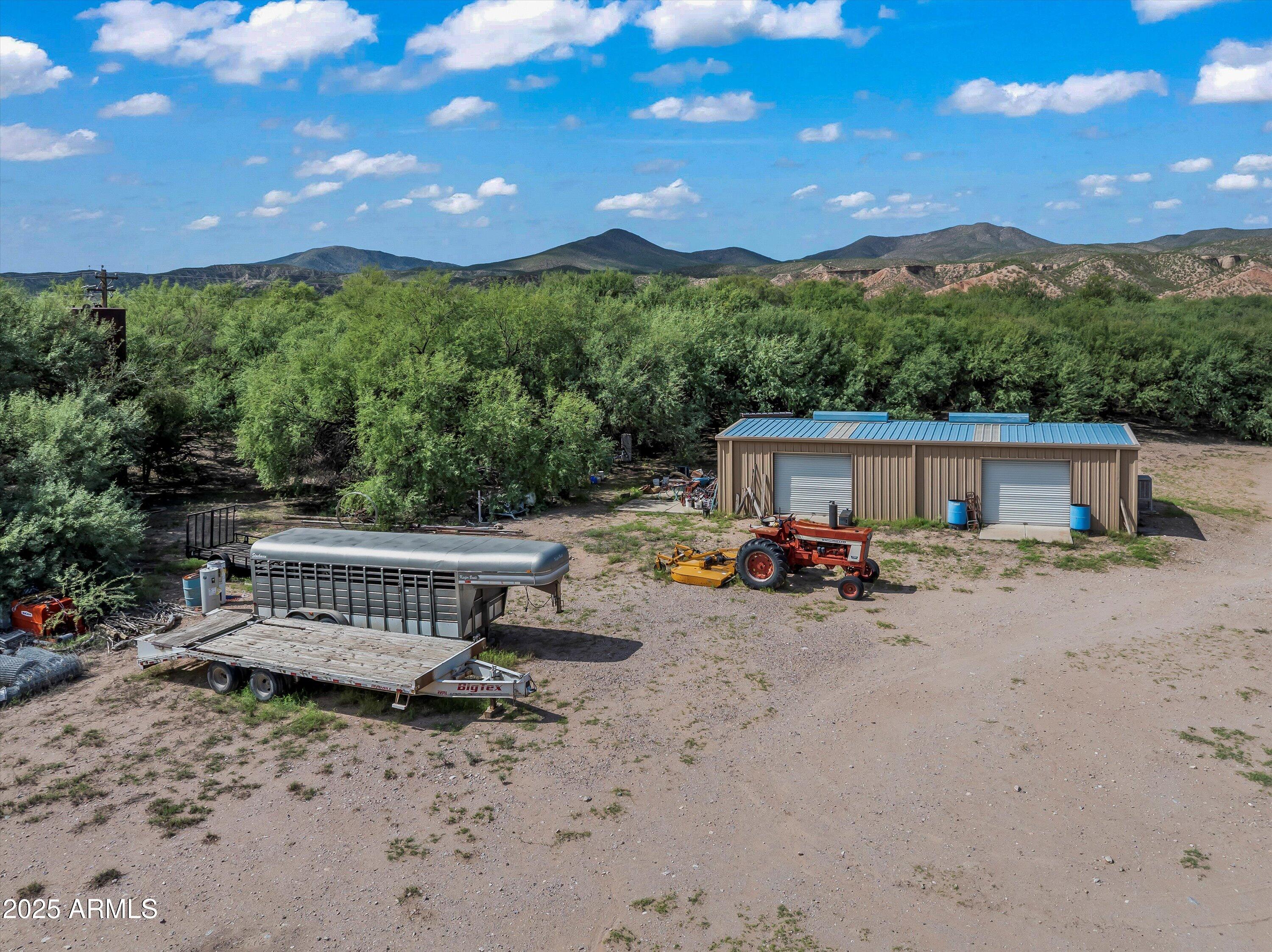 4489 North Ocotillo Road Benson, AZ 85602 - Photo 57 of 60 Aerial View Shed