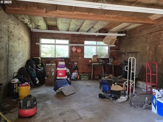 a view of workspace with wooden floor