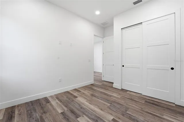 wooden floor in an empty room