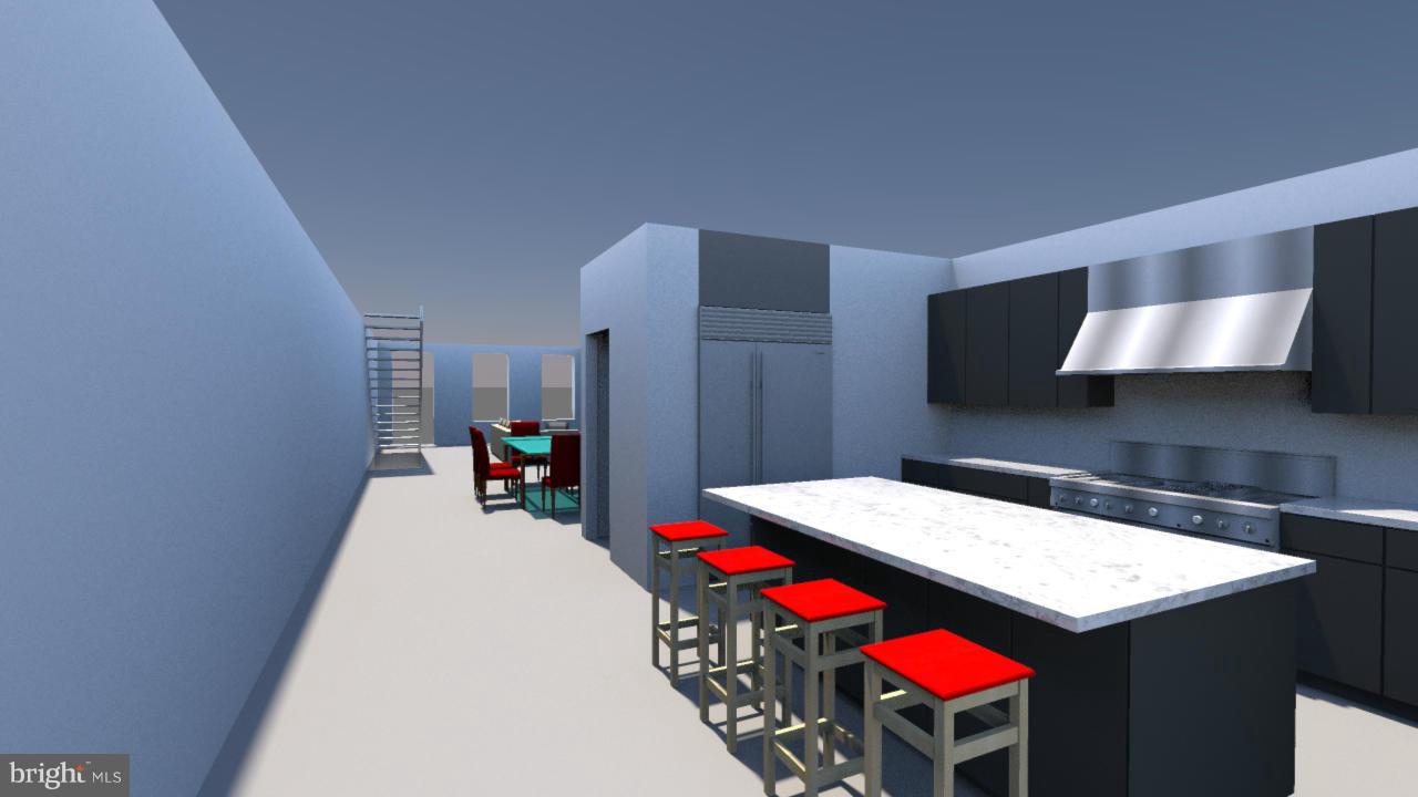 1681 35th Street Northwest Washington, DC 20007 - Photo 4 of 13 Architect's Rendering -- Main Level