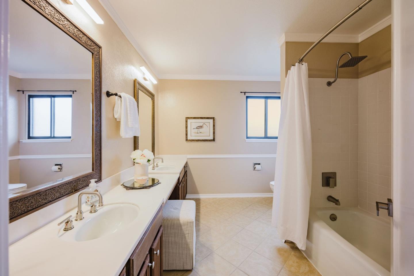 2329 Burning Tree Road Half Moon Bay, CA 94019 - Photo 24 of 35 a bathroom with a tub sink and mirror