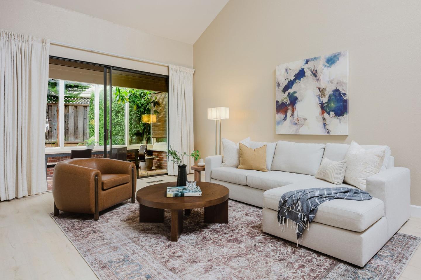 2329 Burning Tree Road Half Moon Bay, CA 94019 - Photo 4 of 35 a living room with furniture and a large window