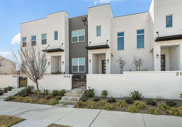 a front view of a multi story residential apartment building