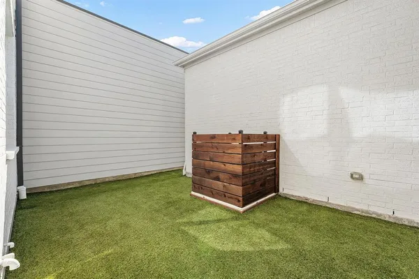 a view of a room with stairs
