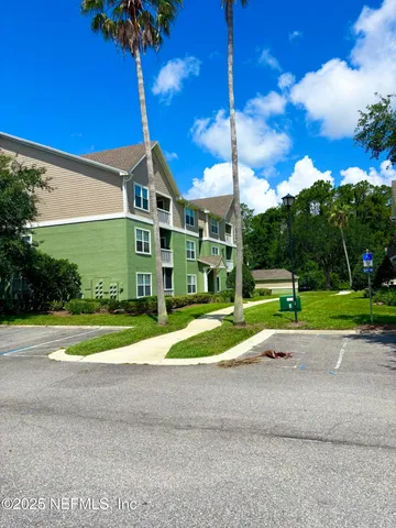 a house view with a outdoor space