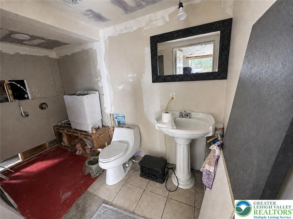 3540 Mountain Road, Unit 3538 Slatington, PA 18080 - Photo 22 of 27 A partially finished bathroom space offers excellent potential for customization and updates.