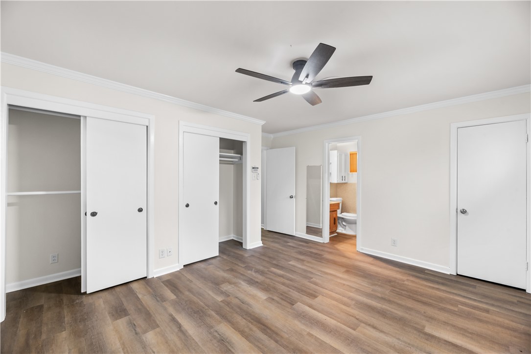4402 Dolphin Place Corpus Christi, TX 78411 - Photo 17 of 27 a view of empty room with wooden floor