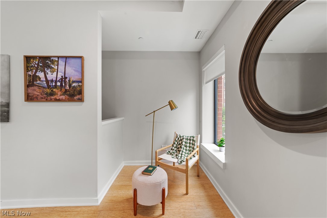 2044 Random Road, Unit 101 Cleveland, OH 44106 - Photo 10 of 44 Sitting room featuring light hardwood / wood-style flooring