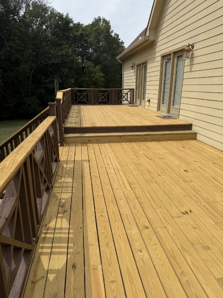 4664 New Cut Road Greenbrier, TN 37073 - Photo 42 of 85 a view of balcony with wooden floor and outdoor space