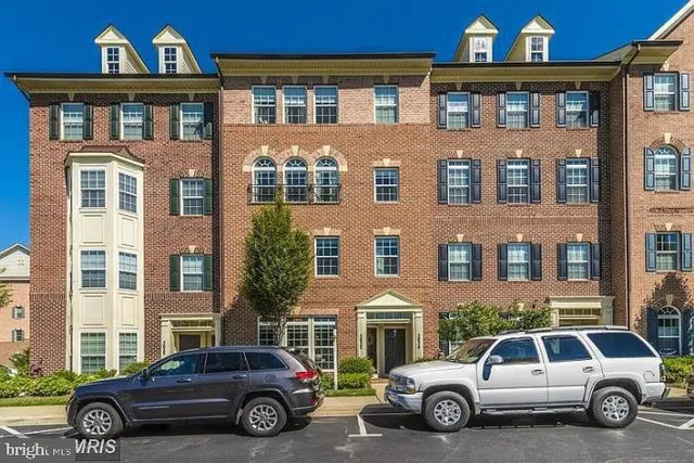 a car parked in front of a building