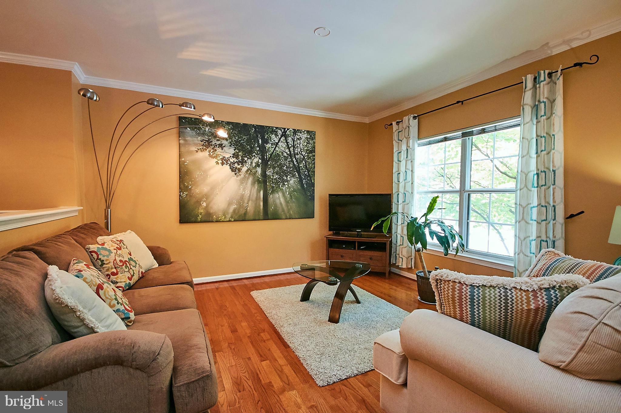 Living Room w/ Hardwood Floors