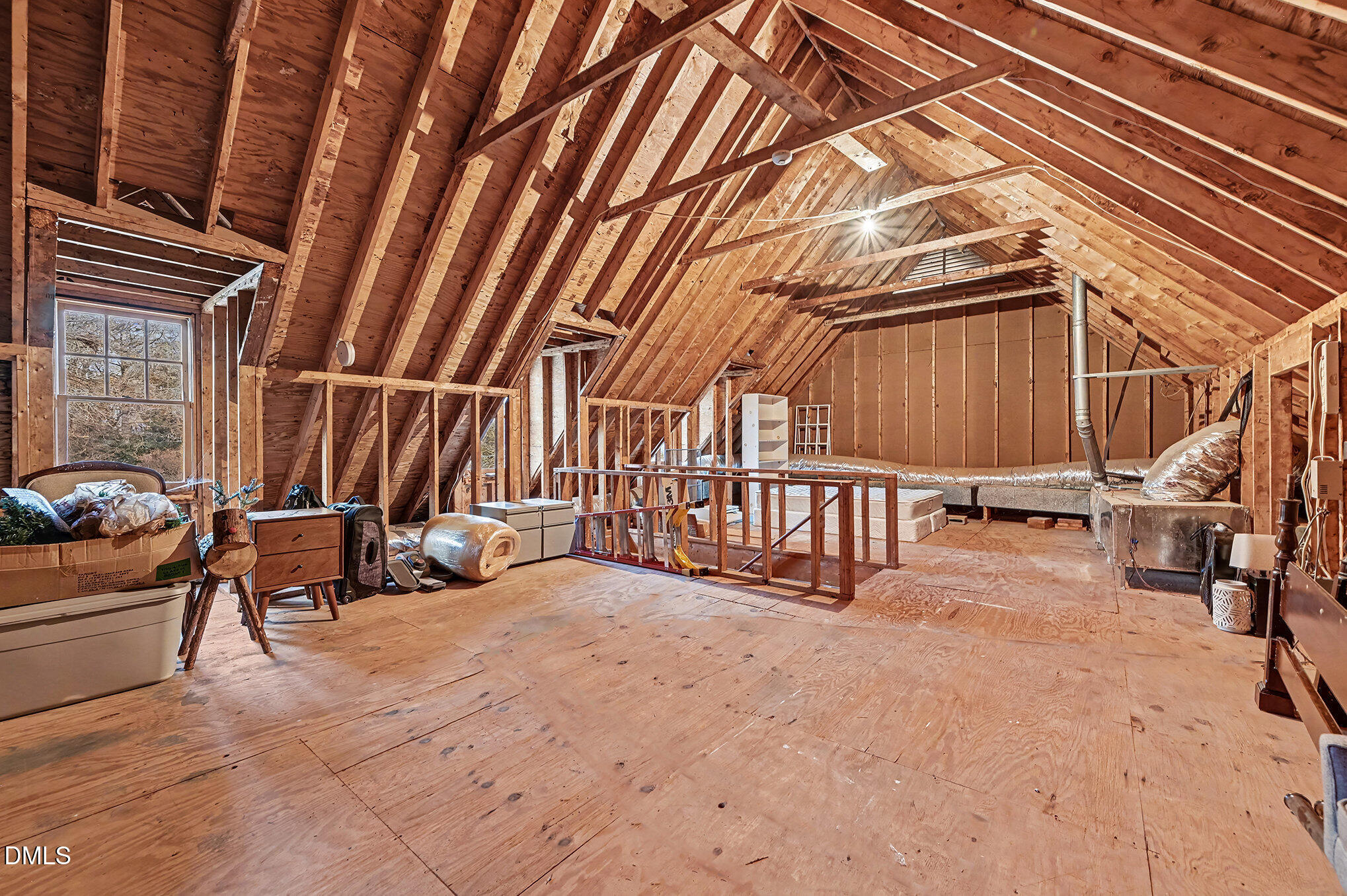 6332 Bayswater Trail Raleigh, NC 27612 - Photo 26 of 44 Walk up 3rd floor attic. Unfinished but easily converted to a bonus room.
