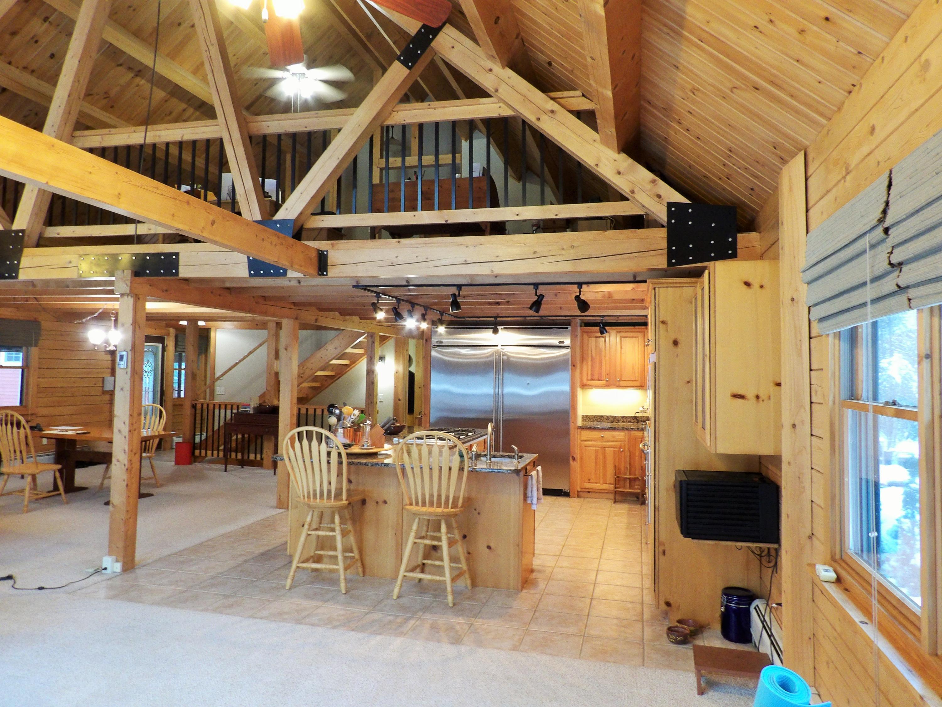 919 Lovell Road Fryeburg, ME 04037 - Photo 10 of 36 Kitchen and Loft
