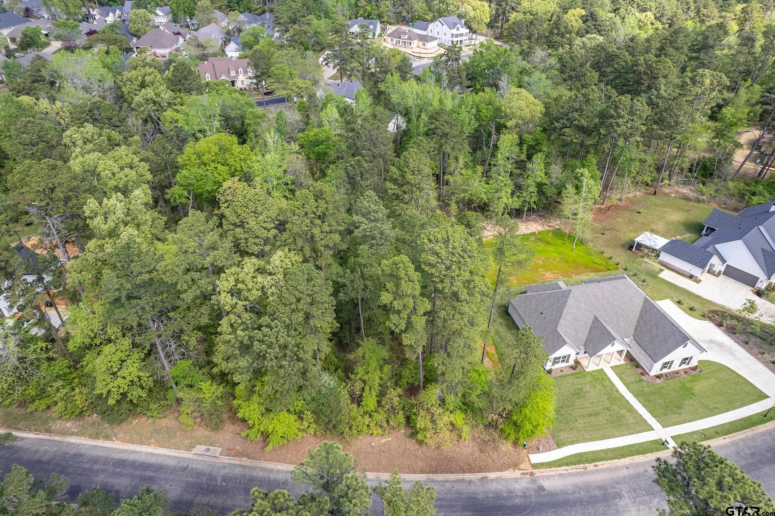 4028 Hanover Place Tyler, TX 75701 - Photo 11 of 16 an aerial view of residential houses with outdoor space and trees
