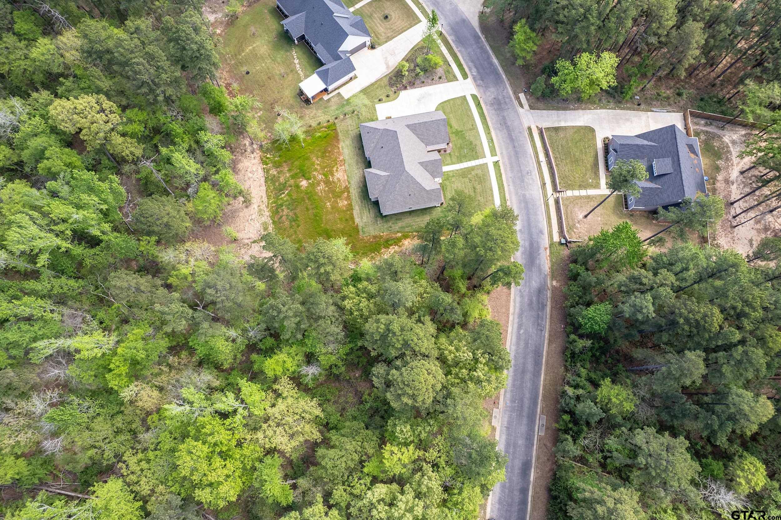 4028 Hanover Place Tyler, TX 75701 - Photo 13 of 16 an aerial view of a house with a yard and a large tree