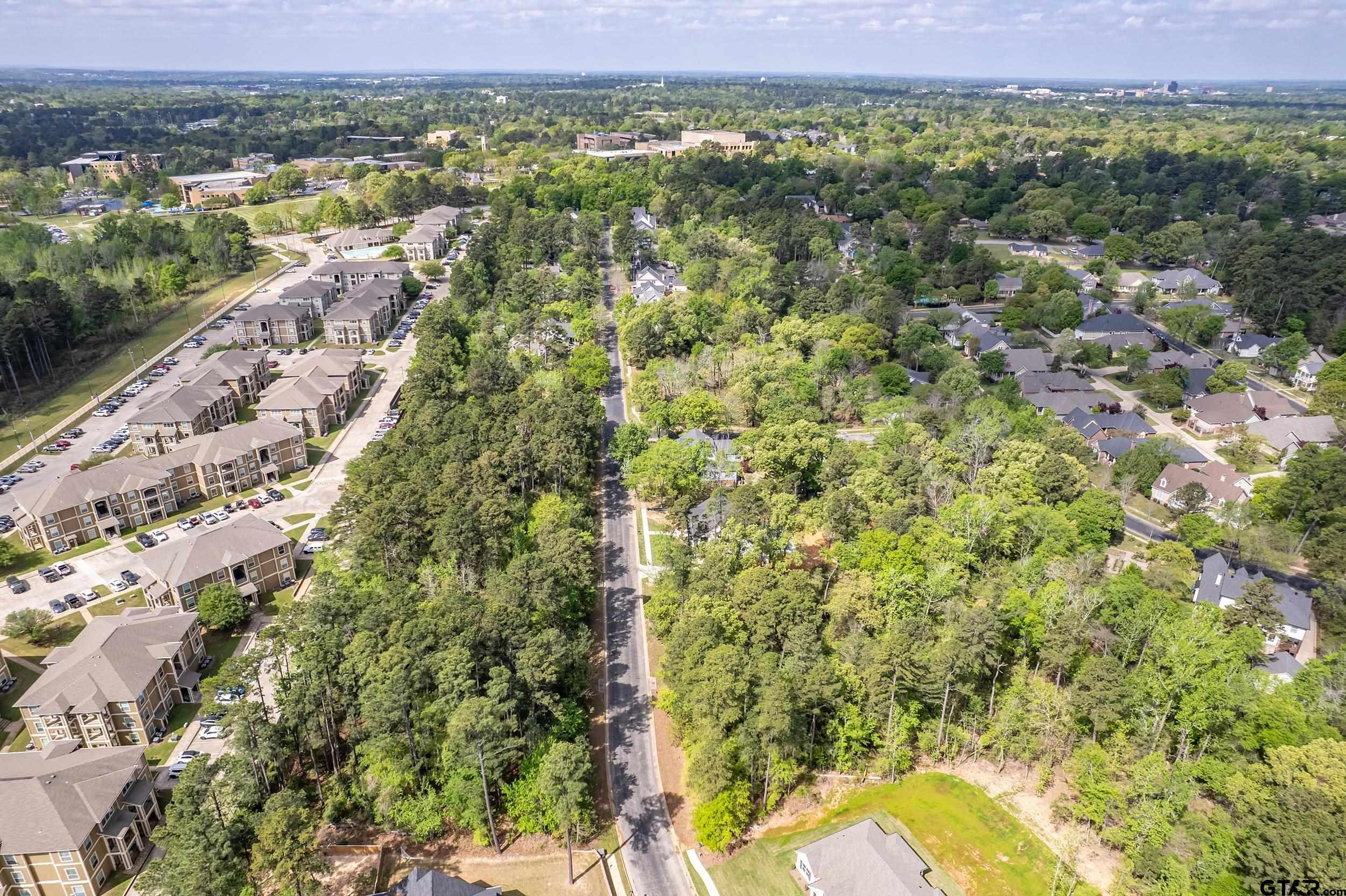 4028 Hanover Place Tyler, TX 75701 - Photo 16 of 16 an aerial view of residential houses with outdoor space and trees