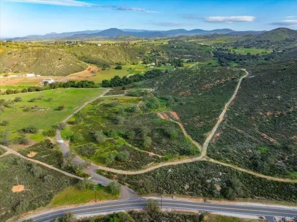 a view of city and mountain
