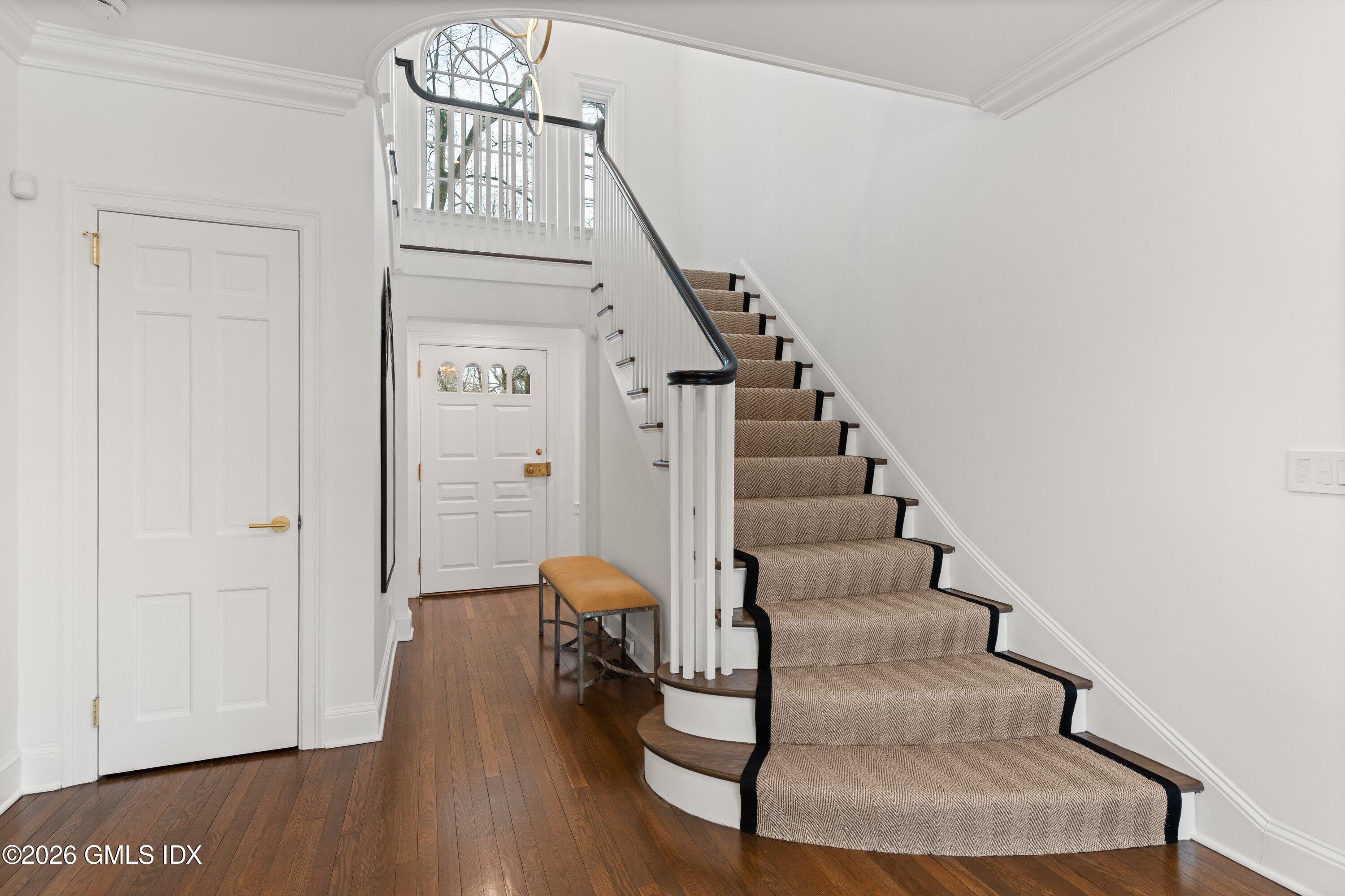 530 Round Hill Road Greenwich, CT 06831 - Photo 23 of 63 a view of entryway and hall with wooden floor