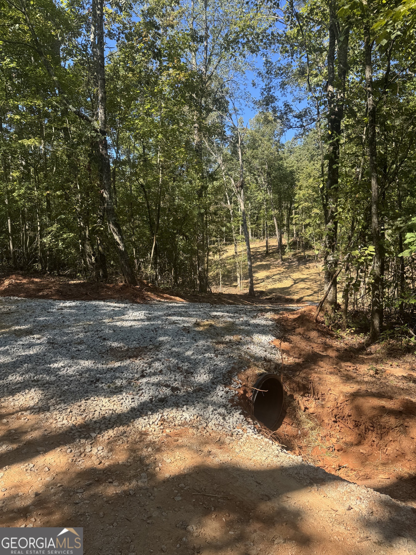 0 Hall Franklin, GA 30217 - Photo 1 of 9 a view of dirt yard with a fountain