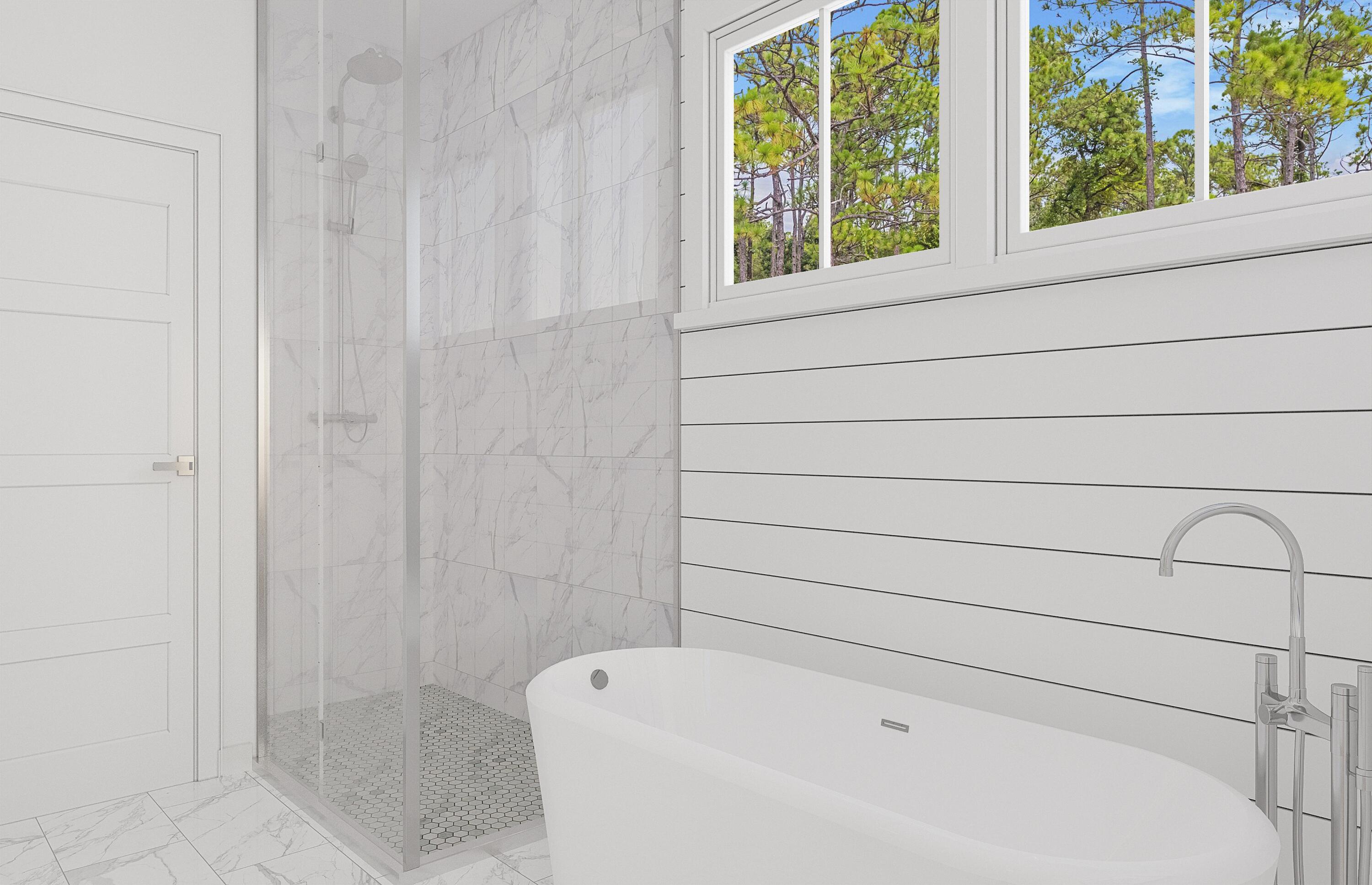 268 Redbud Ln Inlet Beach Inlet Beach, FL 32461 - Photo 14 of 22 a bathroom with a bathtub