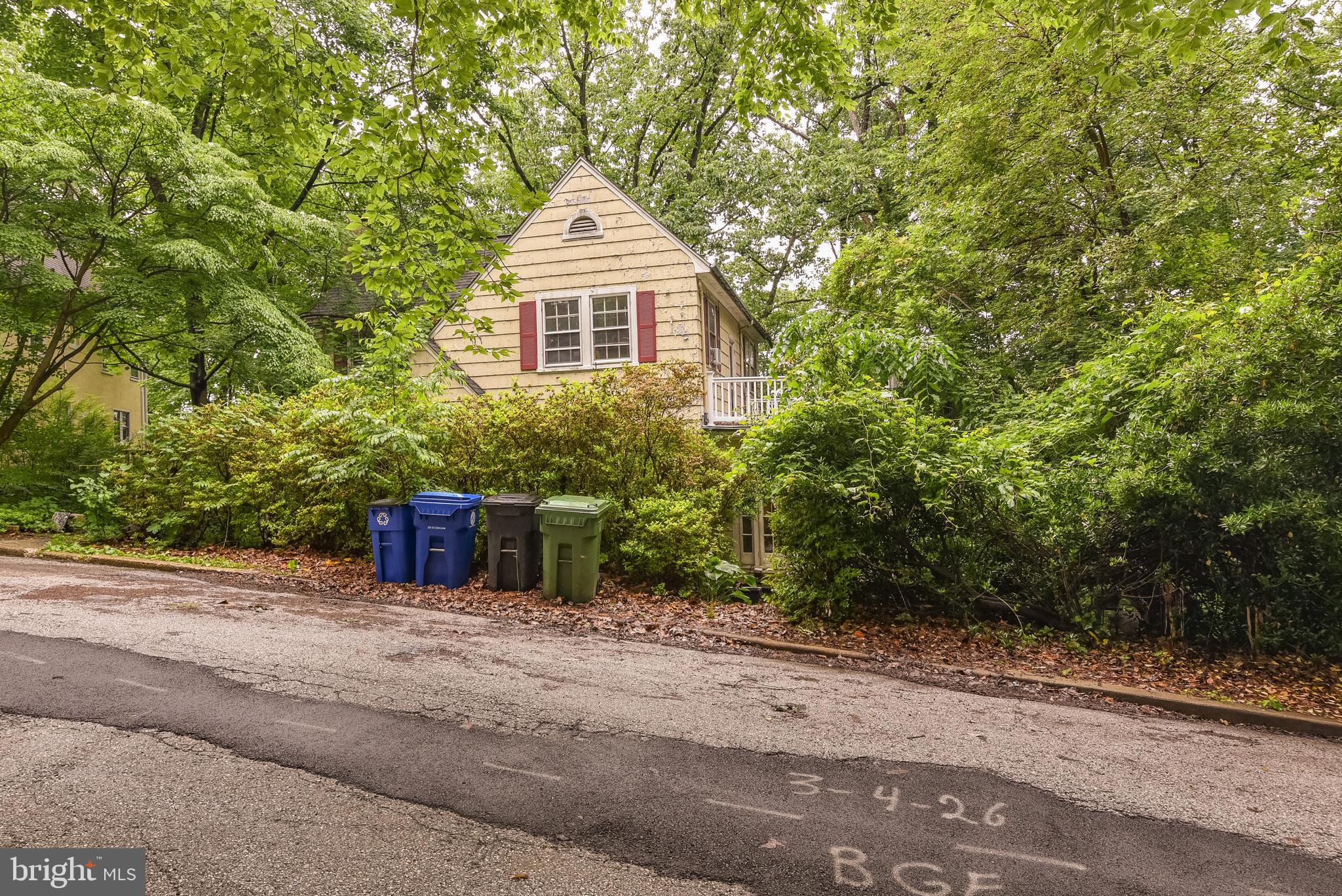 24 Merrymount Road Baltimore, MD 21210 - Photo 45 of 48 a front view of a house with a yard